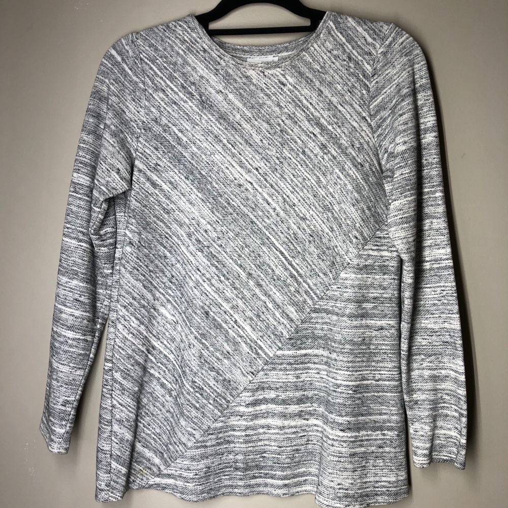 J. Jill Pure Jill Gray Top